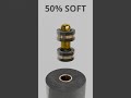 0% vs 100% Soft Gold Cylinder Simulation | Blender3D