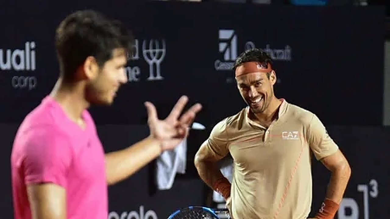 When 2 Tennis ARTISTS Meet Each Other (Fognini & Alcaraz MADNESS)