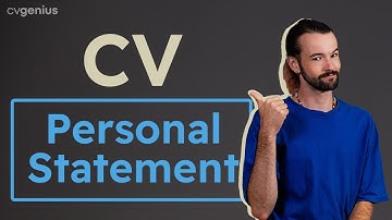 3 Tips on How to Write a CV Personal Statement | Examples