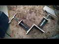 Como fazer grampo sargento angular | Angle clamp DIY - Garagem Maker