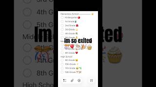 8th grade here we come!!!           #fypシ゚viral #8thgrade #scared #hateschool