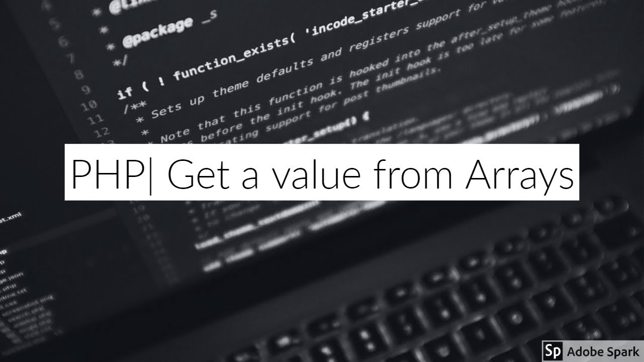 Get value from php arrays - YouTube