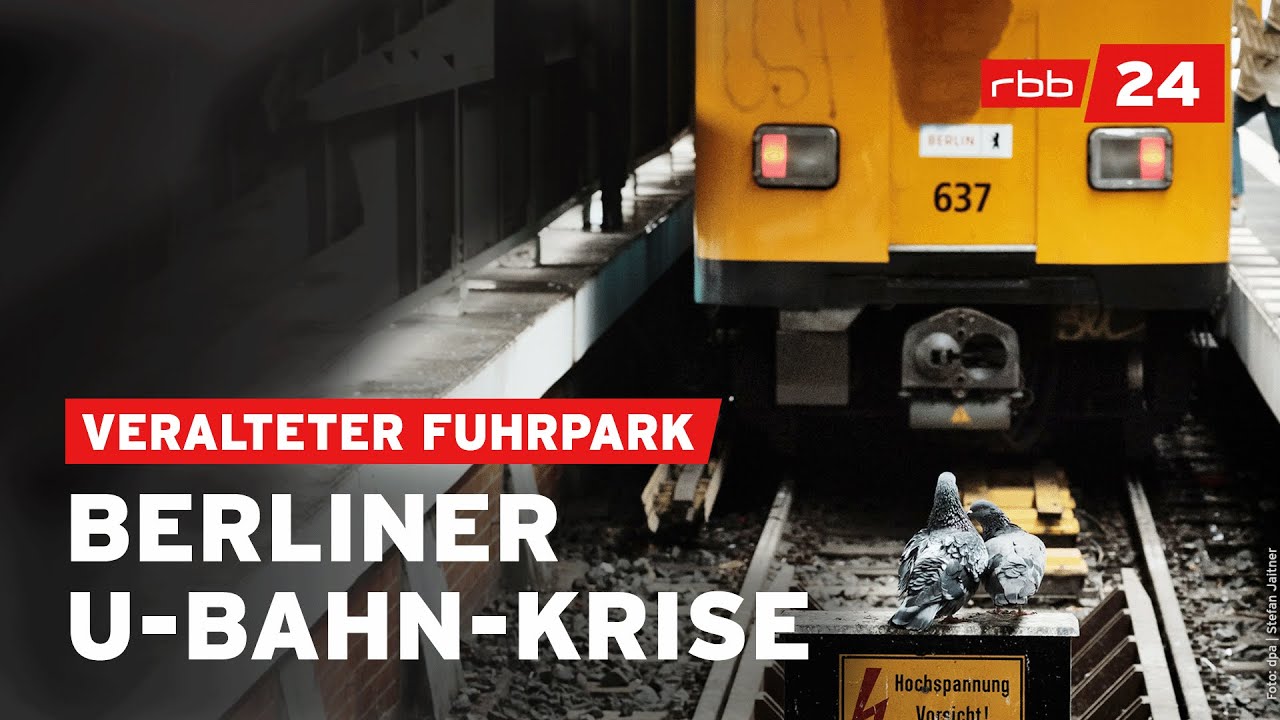 Berliner U-Bahn: Neue Züge fehlen, die alten sind kaputt