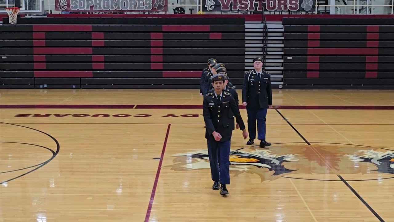 LET1 NBHS Squad Drill Meet December 6th Squard 1