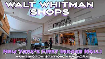 Walt Whitman Shops: New York's First Indoor Mall! Still Going Strong After 62 Years!