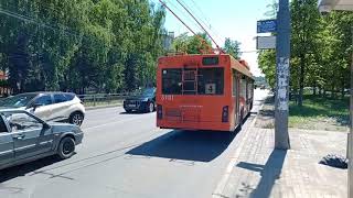 картинка: Нижегородский троллейбус. Б/У троллейбус СВАРЗ-МАЗ-6235 № 3101