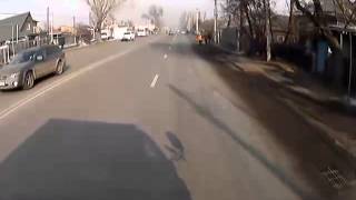 Алматы. Бессмертные в цветных бронежилетках на дороге 20150202 1111