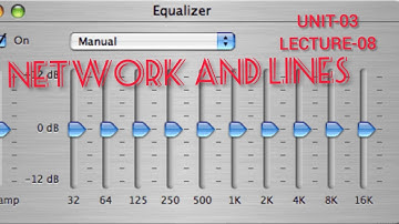 EQUALIZER ||UNIT-03||LECTURE-08||NETWORK AND LINES