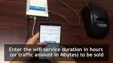 Demo Video of Smart WiFi with Voucher Printer