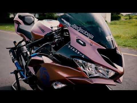 Cinematic bike kawasaki zx636
