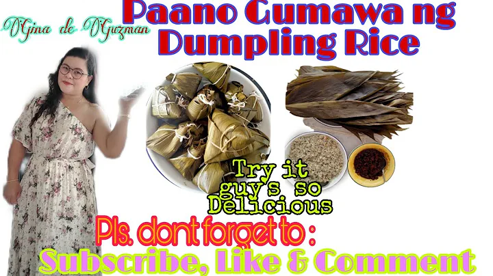 How to make Dumpling  Rice in chinese nonya versio...