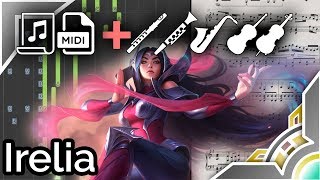 Irelia Iogin theme - League of Legends (Synthesia Piano Tutorial) chords