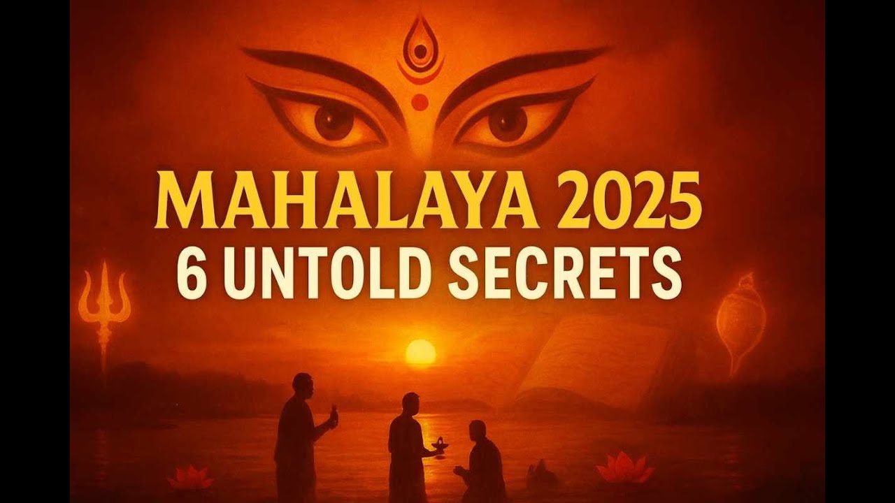 🔮 6 Hidden Secrets of Mahalaya 🌙 – The Festival That Welcomes Devi Paksha 🌸✨ || Speeches N Stories