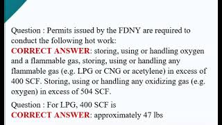 FDNYC G60 Practice Exam Questions & Answers 100% Accurate