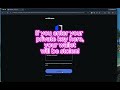 Fake Coinbase site scammers try to steal your private key and steal your crypto