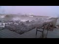 Duluth MN. record storm, big waves, damage ,10/27/17