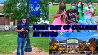 Day in the life of a first time college student at MTSU | NANDO