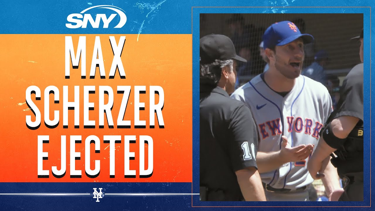 Mets' Max Scherzer Ejected From Start Over Foreign Substance - The