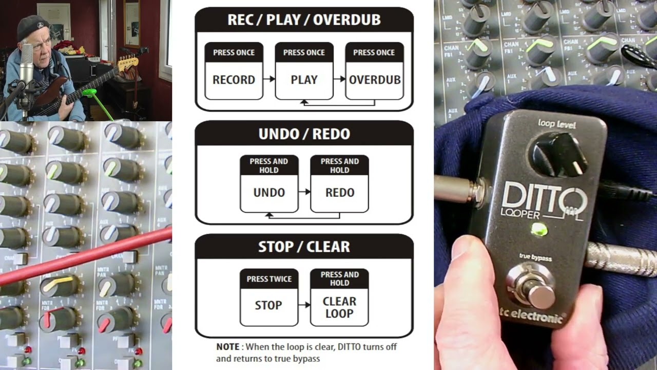 Looper Ditto de TC Electronics: un petit essai !