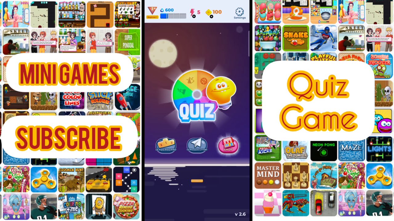 How to play || Quiz - Offline Games || Mini Games - YouTube