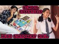 School reopened huge stationary haul  shopping babydragongoestoschool sneholic