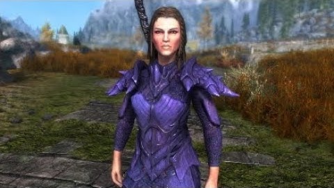 Skyrim Mod PS4: Showcase WIP ArmorRecolorTest7 Version 2 by Cyan49