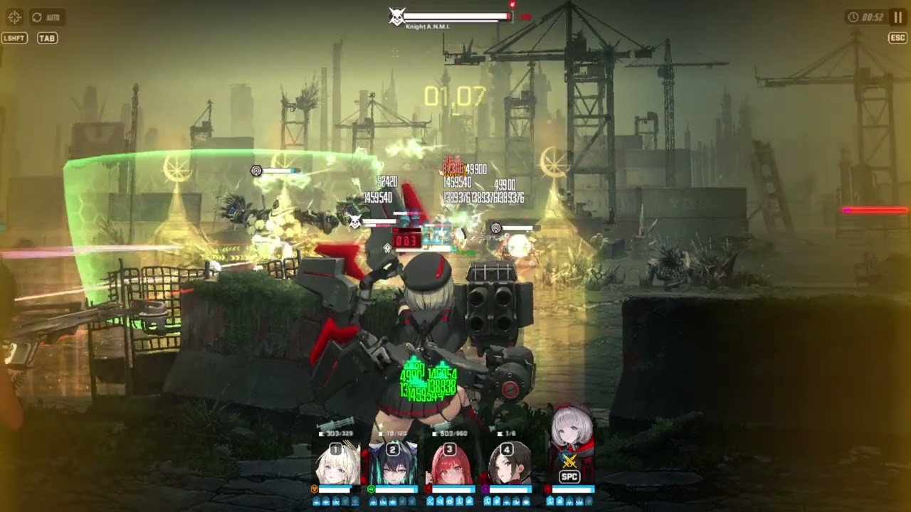 NIKKE - [HARD Campaign] 32-23 HARD Stage - CP Deficit: 46.70%