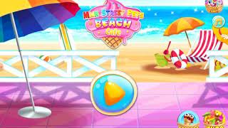 صنع اسكريم لفصل الصيف على البحر العاب طبخ روعه screenshot 2