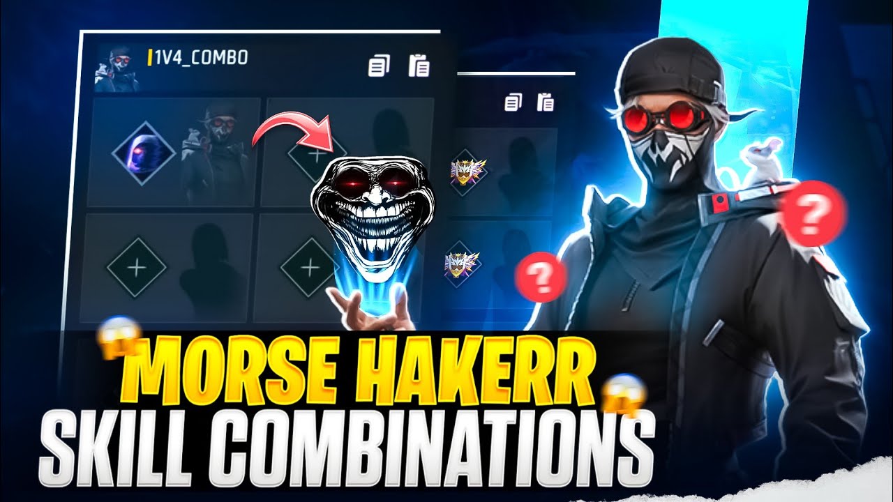 MORSE CHARACTER (HAKERR ✅) SKILL COMBINATIONS || Best Character Combination For Cs Rank in 2026