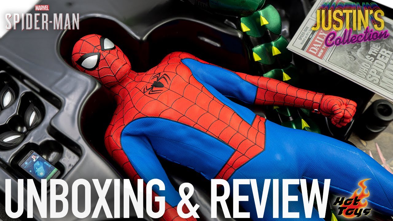 Hot Toys Spider-Man Classic Suit Unboxing & Review - YouTube
