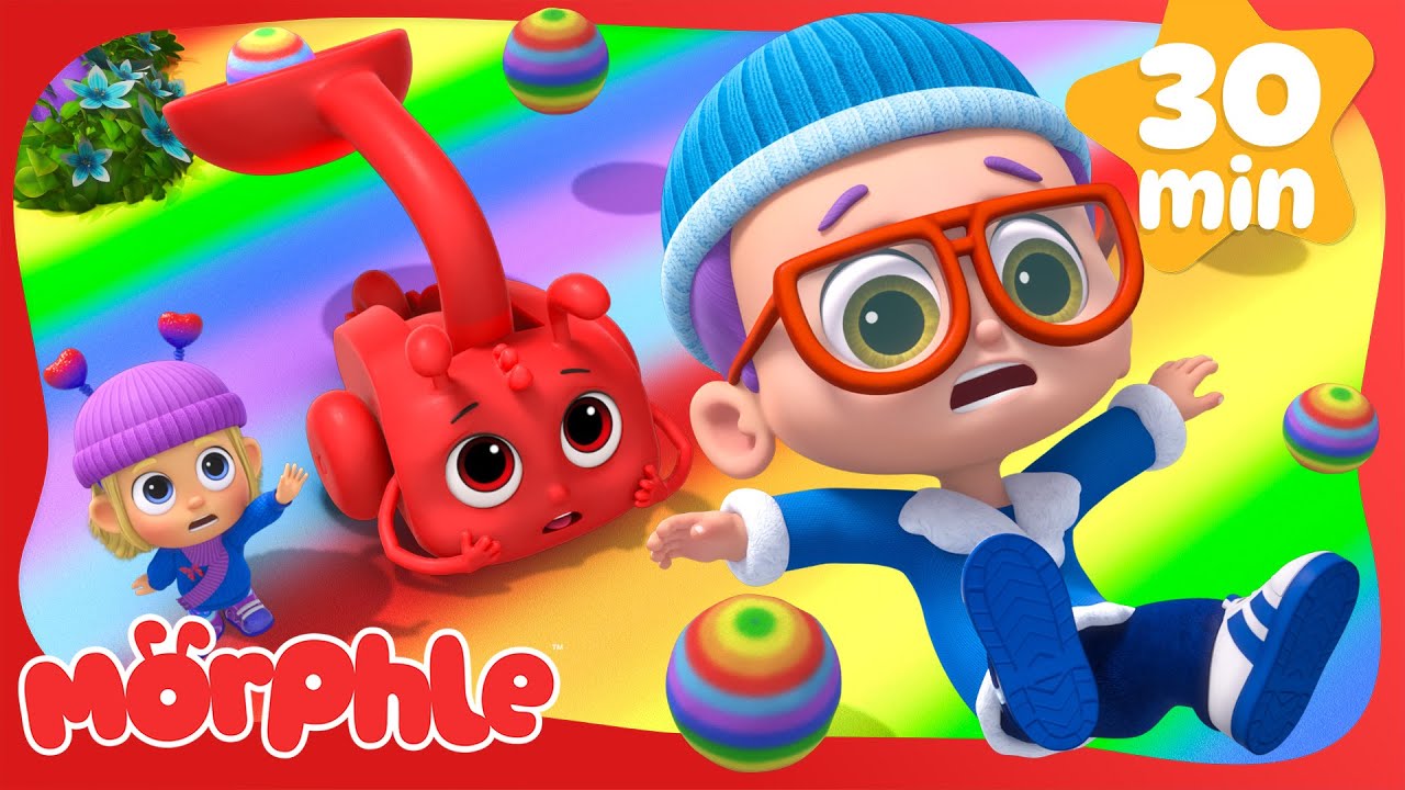 Rainbow Santa vs Colorful Morphle! 🎅 | BRAND NEW | Christmas Cartoon Marathon