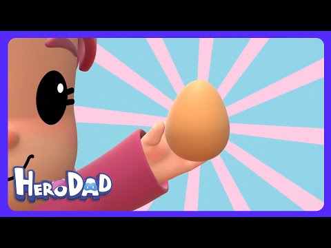Hero Dad - 迷子のたまごを助けよう！🥚 | 子供アニメ | WildBrain レスキューステーション