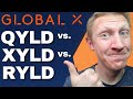 QYLD vs XYLD vs RYLD: Which Covered Call High-Yield ETF is Best?