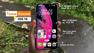 Tema iOS 18 support semua lapisan 100% work all redmi, poco & xiaomi🔥 screenshot 1