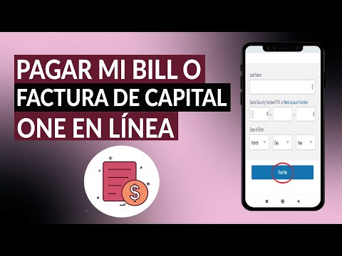 Cómo pagar mi bill o factura de CAPITAL ONE en línea o por teléfono en español