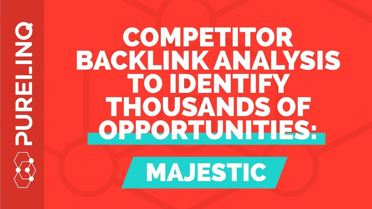 Backlink competitor link research with Majestic