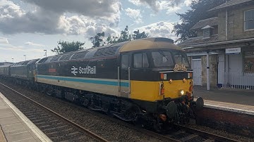 Class 47 THRASH! LSL 47712 & 47810 Depart Ladybank Working 1Z47 to Inverness | 26/08/23