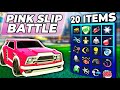 20 RUMBLE ITEM PINK SLIP BATTLES!