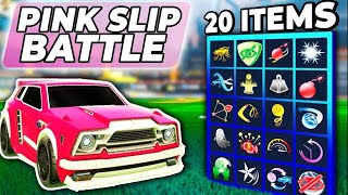 20 RUMBLE ITEM PINK SLIP BATTLES!