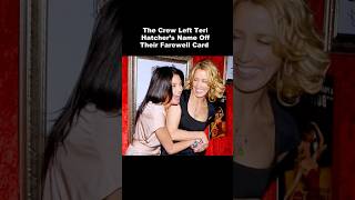 The Crew Left Teri Hatcher’s Name Off Their Farewell Card #felicityhuffman #terihatcher