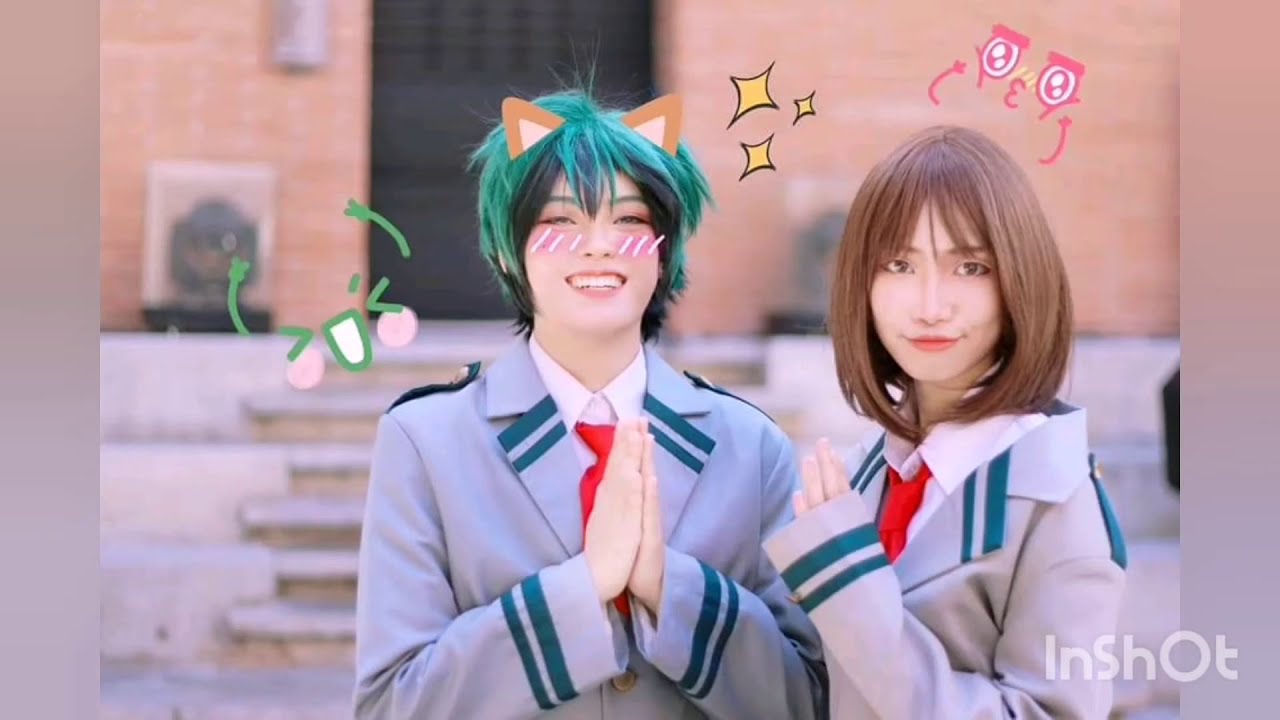 Boku​ no hero​ academia​ [Cosplay]​ Midoriya​ izuku​ &​ Ochaco​ Uraraka​ by​ ShiroArs​ &​ Irene01