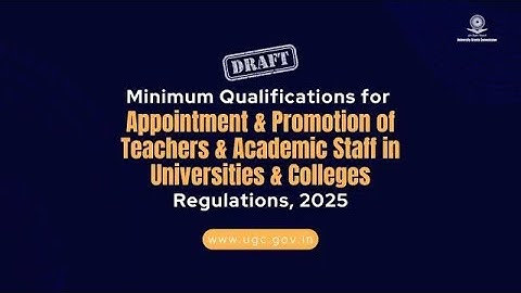 📢 Release of Draft UGC Regulations, 2025 📜