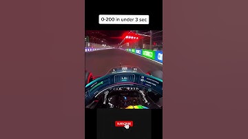 F1 car 0-200 in ? seconds ⏳