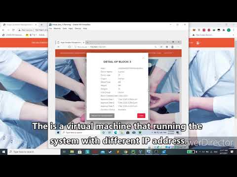 Blockchain-based Organ Management System demo video