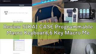 Review SIKAI CASE Programmable Macro Keyboard,6 Key Macro Mechanical Gaming Macro Keypad,Custom Knob