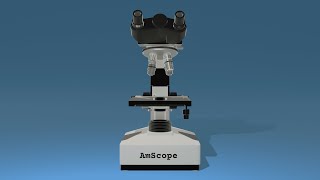 3D Microscope Model | AmScope T490 - Kala CGI