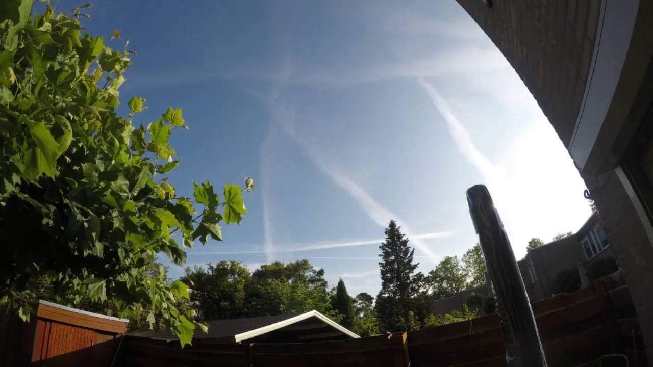 2019 Timelapse Sky clouds contrails chemtrails GoPro5