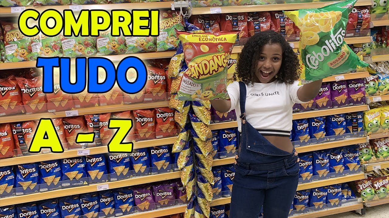 COMPREI TUDO NO MERCADO DE A Z MARYANE ALMEIDA YouTube