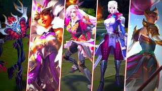 NEW BATTLE QUEENS & ELDERWOOD SKINS - Battle Queen Janna, Katarina, Qiyana, Diana, Rell