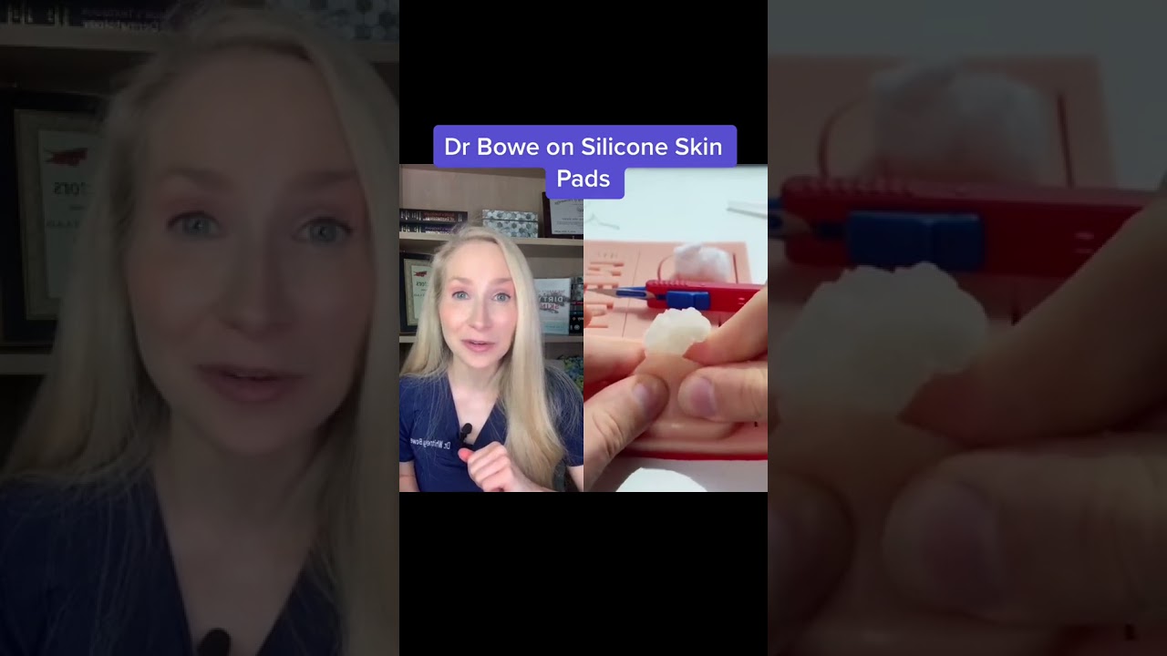 Dermatologist on silicone skin pads 
